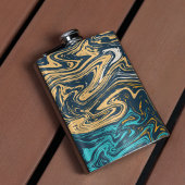 Marmorfarben Flachmann