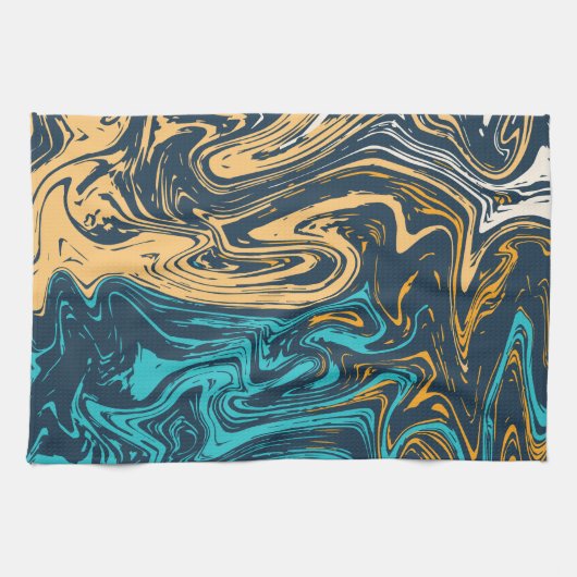 Marmorfarben Geschirrtuch (Horizontal)