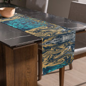 Marmorfarben Großer Tischläufer