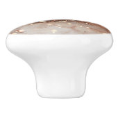 Marmorfarben mit Glitzer-Akzenten Keramikknauf (Seitenansicht)