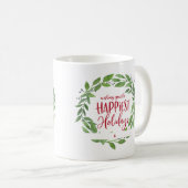 Marmorfarbenkrastermonogramm Kaffeetasse (VorderseiteRechts)