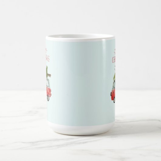 Marmorfarbenkrastermonogramm Kaffeetasse (Mittel)