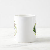 Marmorfarbenkrastermonogramm Kaffeetasse (Mittel)