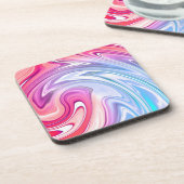 Marmorfarbenwellen Untersetzer (Linke Seite)