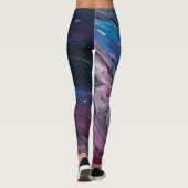 Marmorfarbige Leggings (Rückseite)