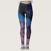 Marmorfarbige Leggings (Vorderseite)