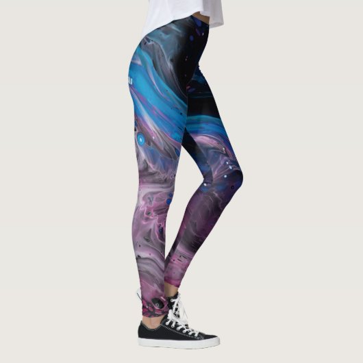 Marmorfarbige Leggings (Rechts)