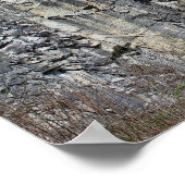 Marmorfelsen an der Naturbrücke 1 Natur Poster (Ecke)