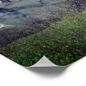 Marmorfelsen an der Naturbrücke 2 Natur Poster (Ecke)