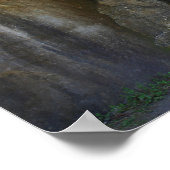 Marmorfelsen an der Naturbrücken Poster (Ecke)