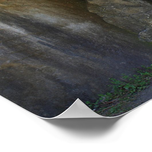 Marmorfelsen an der Naturbrücken Poster (Ecke)