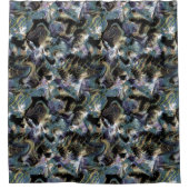 Marmorfisch Duschvorhang (Vorderseite)