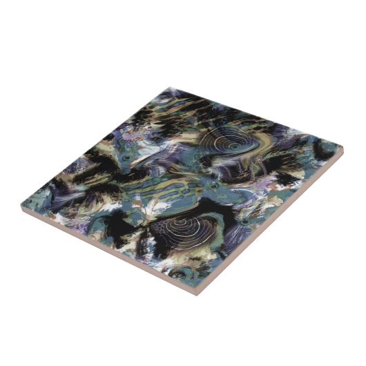 Marmorfisch Fliese (Seite)