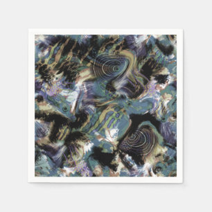 Marmorfische, Fische, Marmor, Leder, Seefische, Serviette