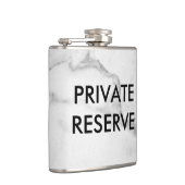 Marmorflasche mit Privatreservat Flachmann (Rechts)