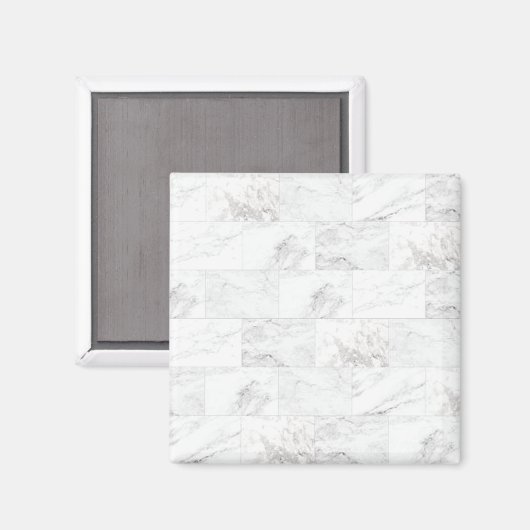 Marmorfliese Magnet (Vorderseite/Rückseite)