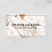 Marmorflüssiges Hintergrund Visitenkarte (Vorderseite)