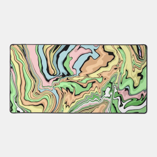 Marmorflüssiges Kunstgewerbe Schreibtischunterlage (Vorderseite)