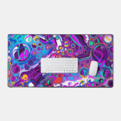 Marmorflüssiges Kunstgewerbe Schreibtischunterlage (Tastatur & Maus)