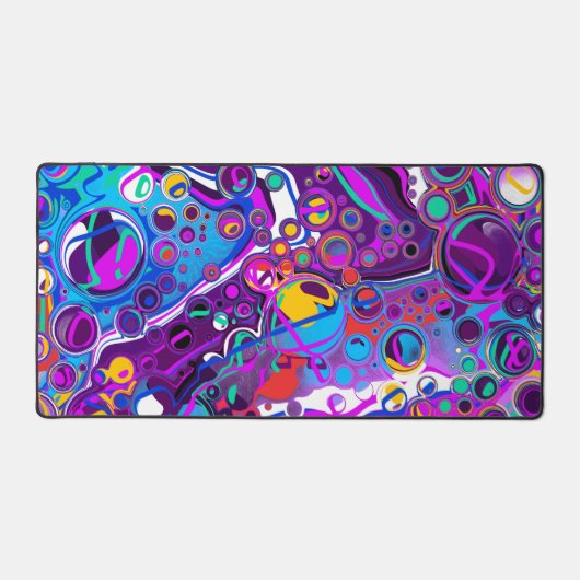 Marmorflüssiges Kunstgewerbe Schreibtischunterlage (Vorderseite)