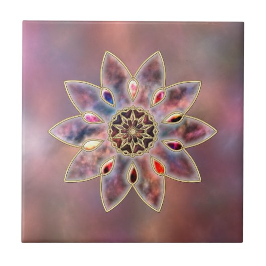 Marmorgalaxien dekorative Tile / Trivet Fliese (Vorderseite)