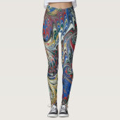 Marmorgamaschen Leggings (Vorderseite)
