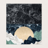 Marmorgebirge Landschaft (Außenseite Aufgefaltet)