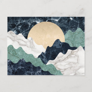 Marmorgebirge Landschaft Postkarte