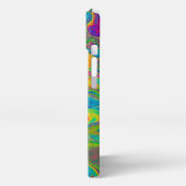 Marmorgegossene Farbe iPhone Hülle (Linke Seite)