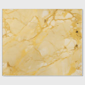 Marmorgelb Geschenkpapier (Flach)