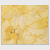 Marmorgelb Geschenkpapier (Flach)