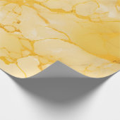 Marmorgelb Geschenkpapier (Ecke)