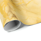 Marmorgelb Geschenkpapier (Rolleneckpunkt)