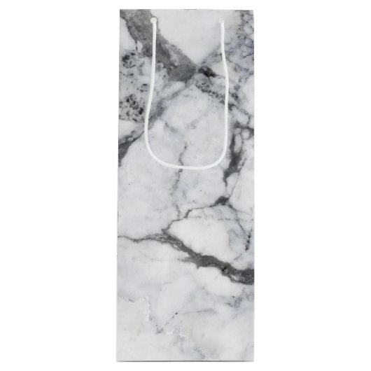 Marmorgeschenk-Tasche Geschenktüte Für Weinflaschen (Vorderseite)