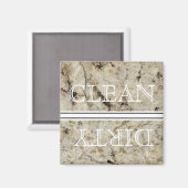 Marmorgeschirrspüler Magnet Sauberkeit (Vorderseite/Rückseite)