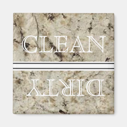 Marmorgeschirrspüler Magnet Sauberkeit (Vorne)