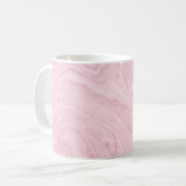 Marmorgewebe rosa Lavendel Kaffeetasse (Vorderseite Links)