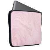 Marmorgewebe rosa Lavendel Laptopschutzhülle (Vorne Rechts)