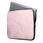 Marmorgewebe rosa Lavendel Laptopschutzhülle (Vorderseite Links)