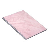 Marmorgewebe rosa Lavendel Notizblock (Rechte Seite)