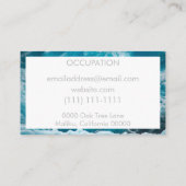 Marmorgletscher Visitenkarte (Rückseite)