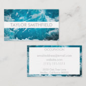 Marmorgletscher Visitenkarte (Vorne/Hinten)