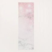 MarmorGlitzer Personalisiert Yogamatte (Rückseite)