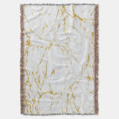 Marmorgoldene Textur Nahtloses Muster Decke (Vorderseite Vertikal)