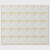 Marmorgoldene Textur Nahtloses Muster Geschenkpapier (Flach)