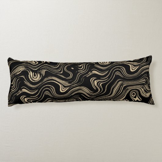 Marmorgoldkissen Seitenschläferkissen (Rückseite)