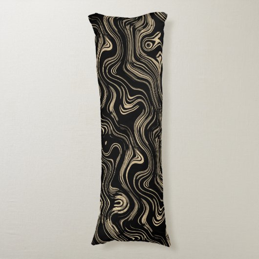 Marmorgoldkissen Seitenschläferkissen (Vorderseite Vertikal)