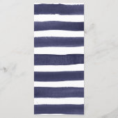 Marmorgoldstreifen für Hochzeitsessen Menükarte (Rückseite)