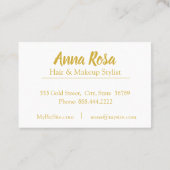 *~* Marmorgoldtiefpurpurnes schickes populäres Visitenkarte (Rückseite)