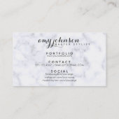 Marmorgranit aus modernem, trockenen Bar Visitenkarte (Rückseite)